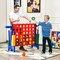Costway 4-in-A Row Giant Game Set w/Basketball Hoop for Family
